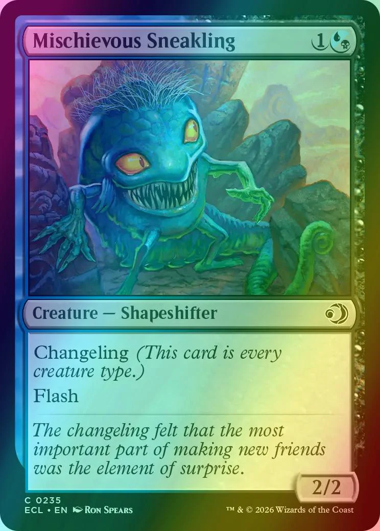 Mischievous Sneakling [235] [Lorwyn Eclipsed] [Foil]