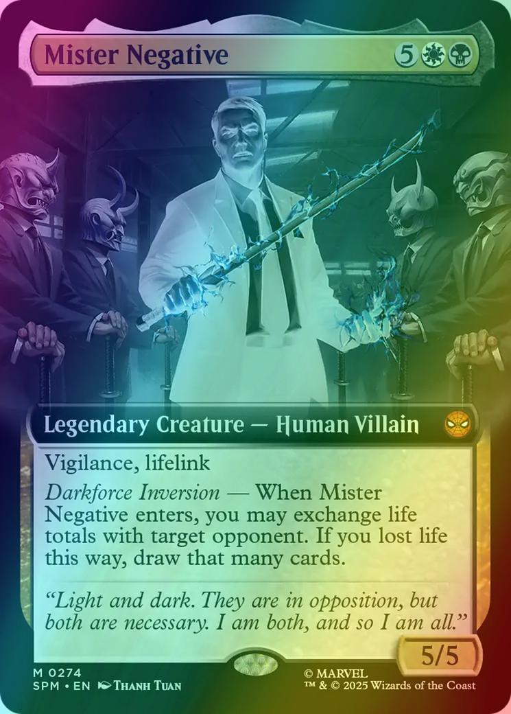 Mister Negative [274] [Extended Art] [Marvel's Spider-Man] [Foil]
