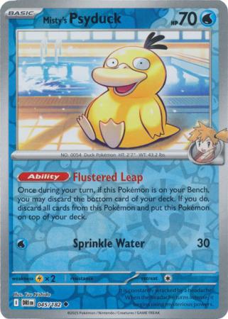 Misty's Psyduck - 045/182 - Uncommon [sv10-045] [Reverse Holo]
