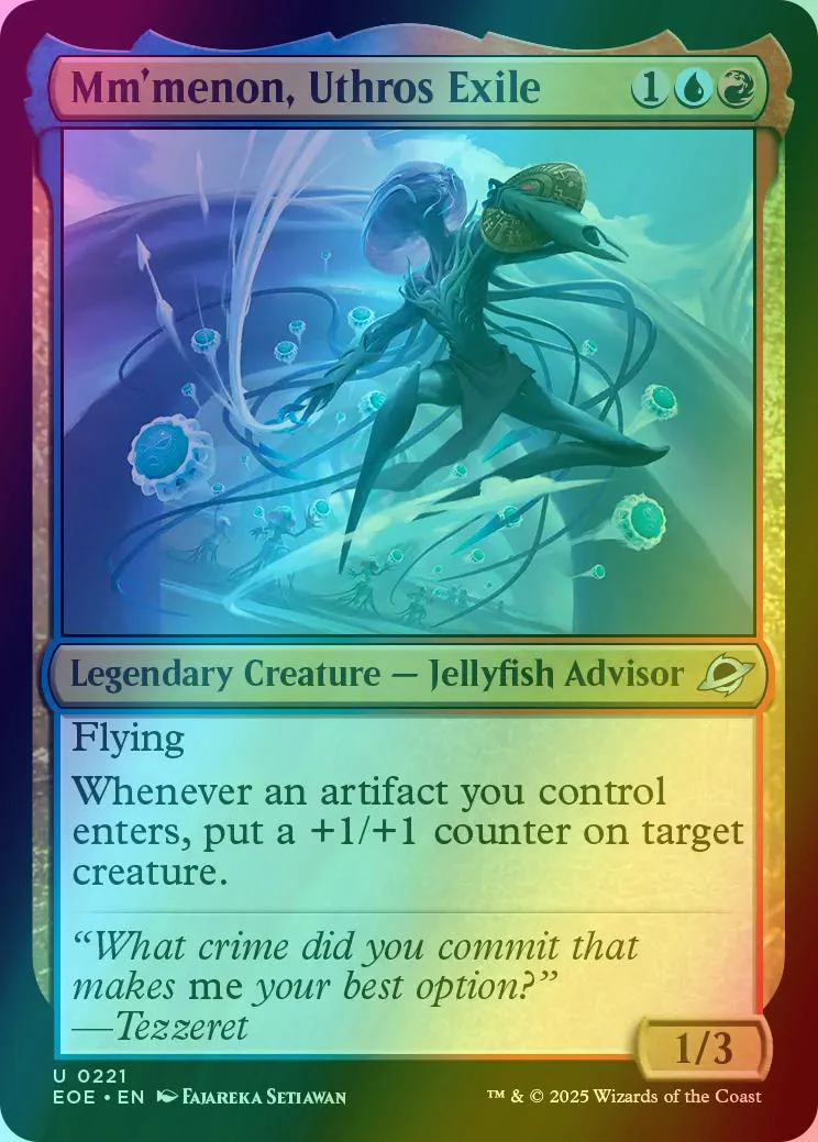 Mm'menon, Uthros Exile [221] [Edge of Eternities] [Foil]