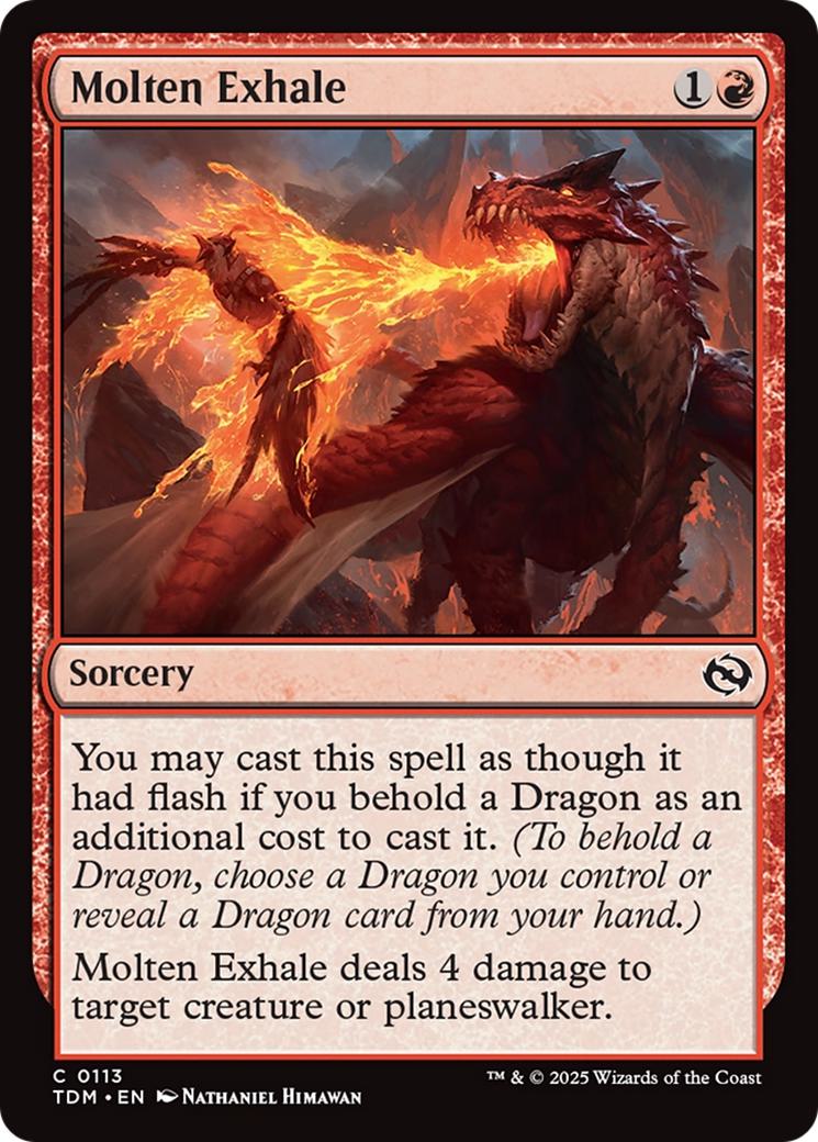Molten Exhale [113] [Tarkir: Dragonstorm] [Non-Foil]