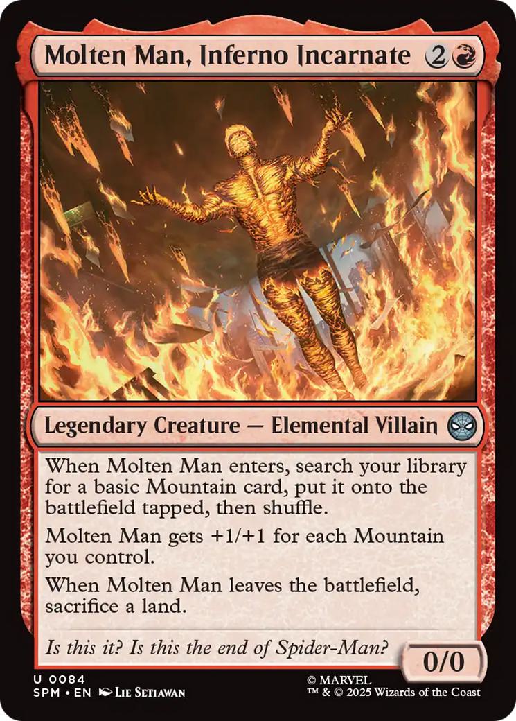 Molten Man, Inferno Incarnate [84] [Marvel's Spider-Man] [Non-Foil]
