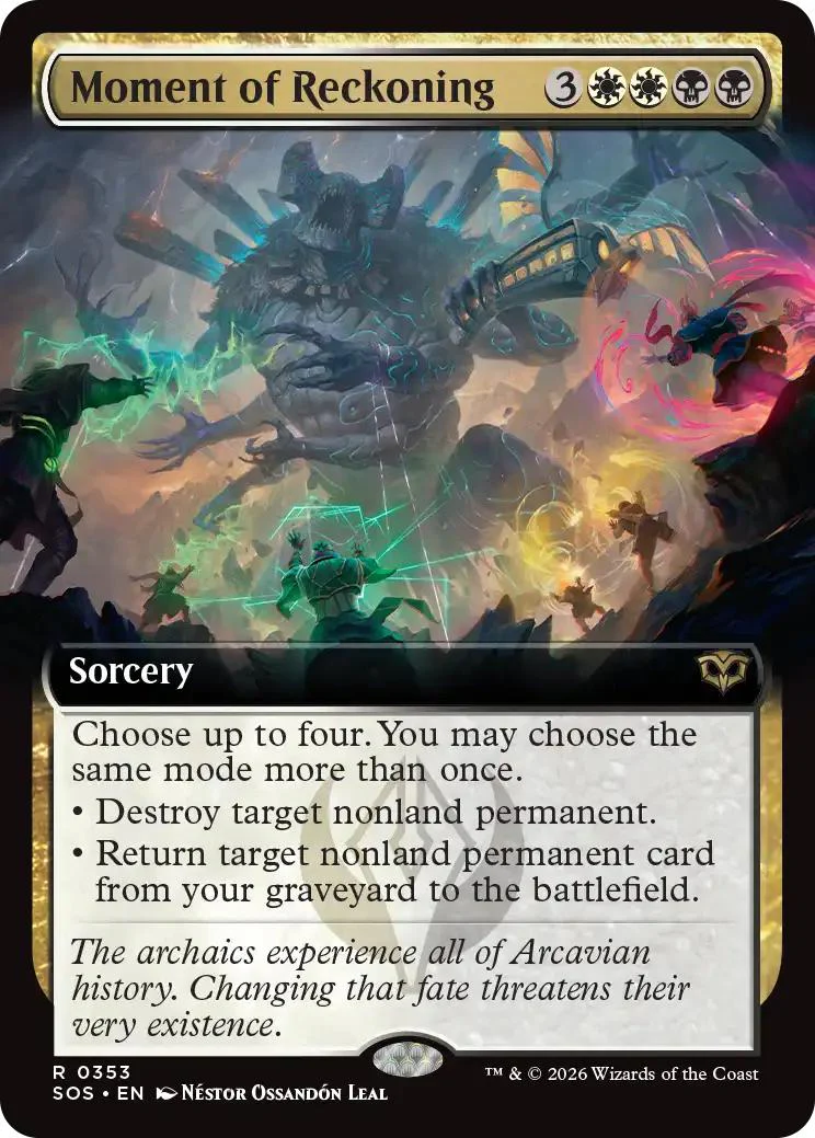 Moment of Reckoning [353] [Extended Art] [Secrets of Strixhaven] [Non-Foil]