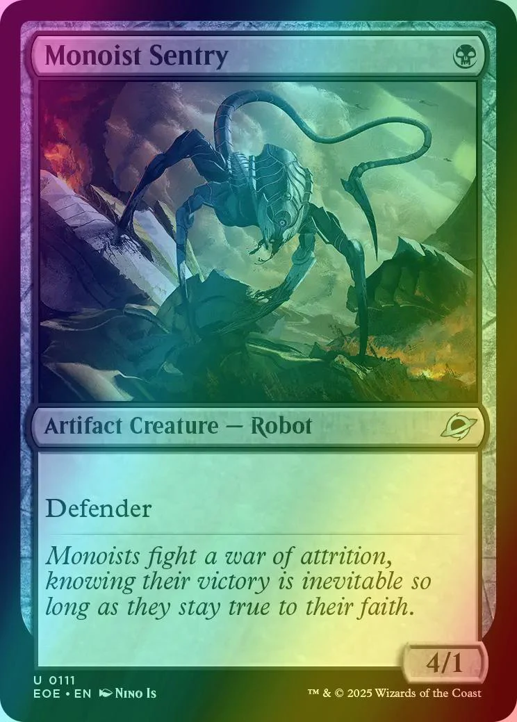 Monoist Sentry [111] [Edge of Eternities] [Foil]