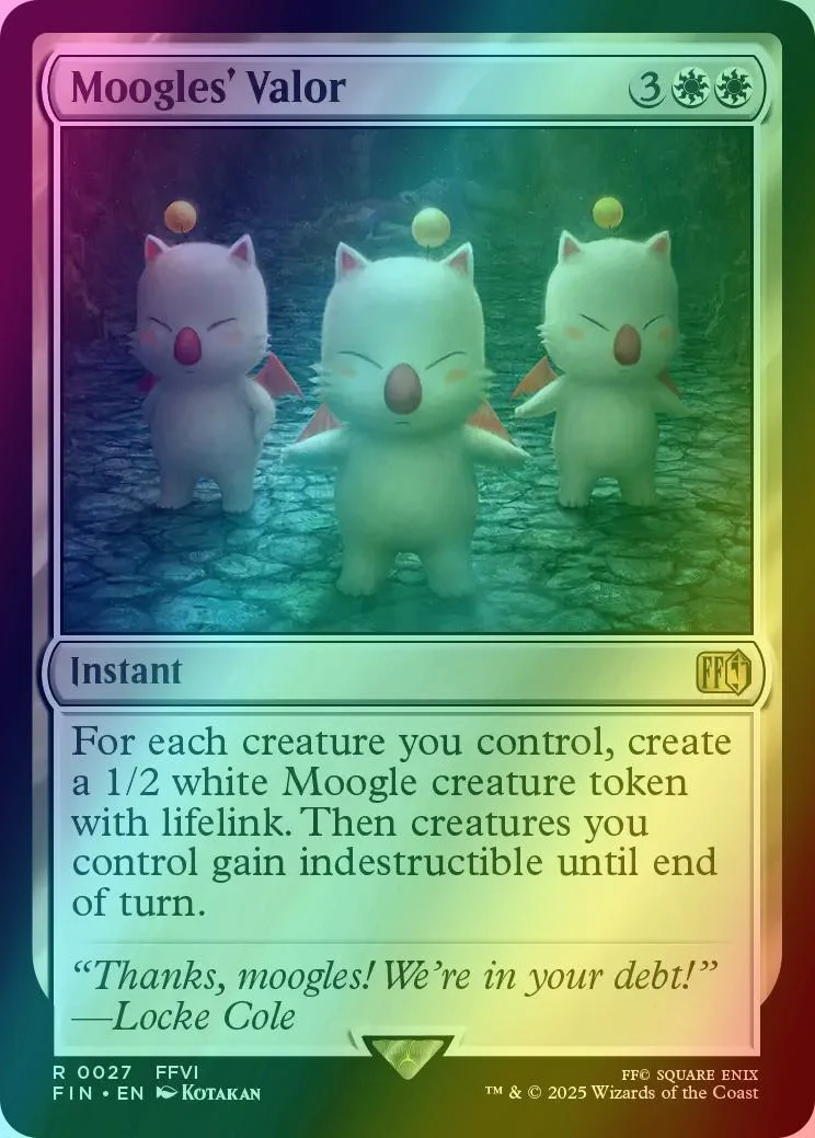 Moogles' Valor [27] [FINAL FANTASY] [Foil]