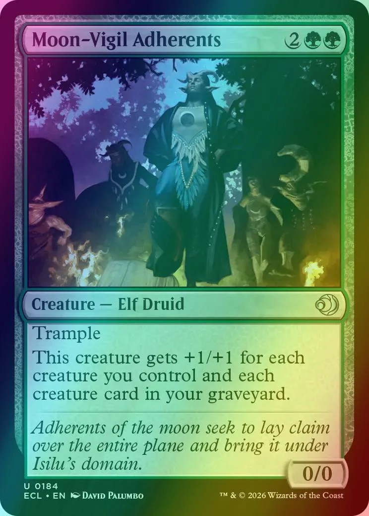 Moon-Vigil Adherents [184] [Lorwyn Eclipsed] [Foil]