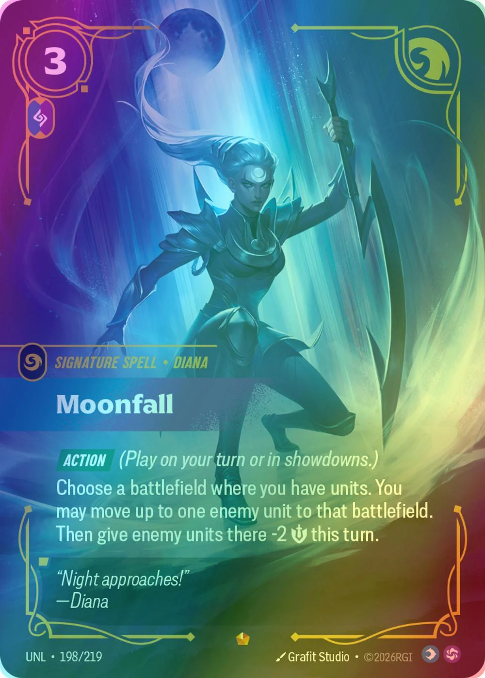 Moonfall - 198/219 [Unleashed] [Foil]