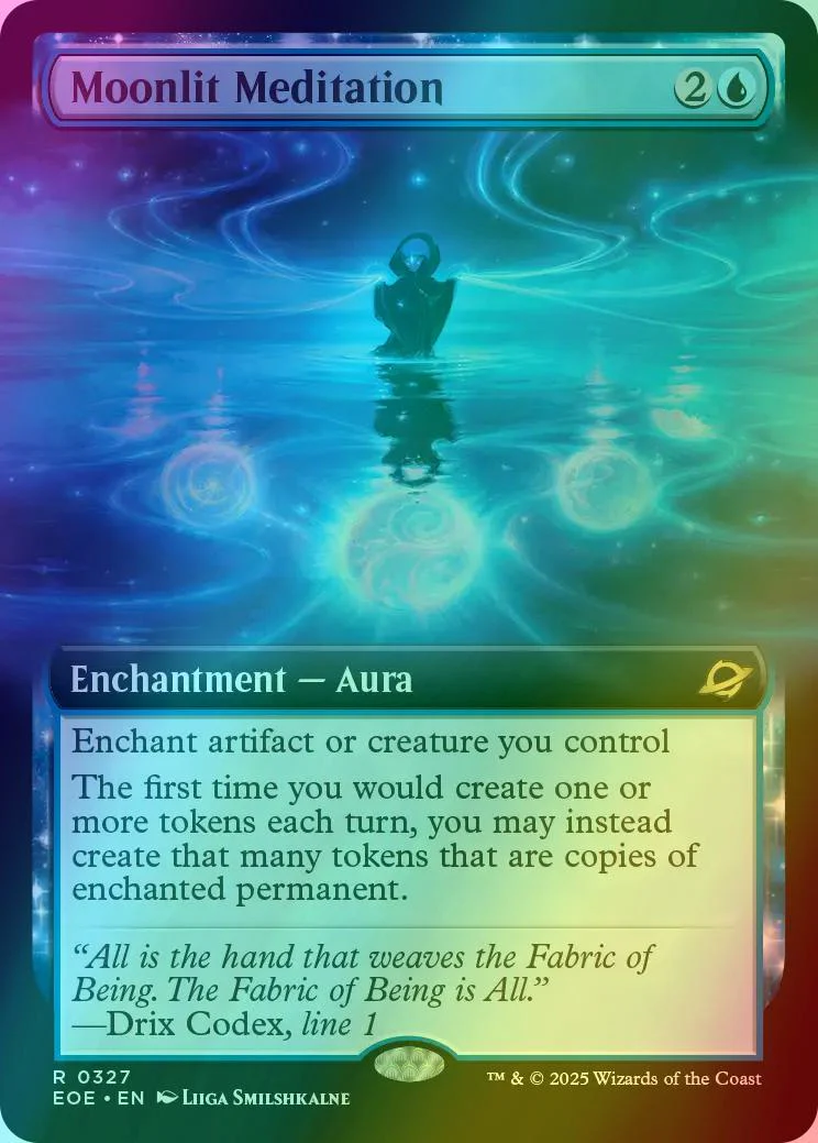 Moonlit Meditation [327] [Extended Art] [Edge of Eternities] [Foil]