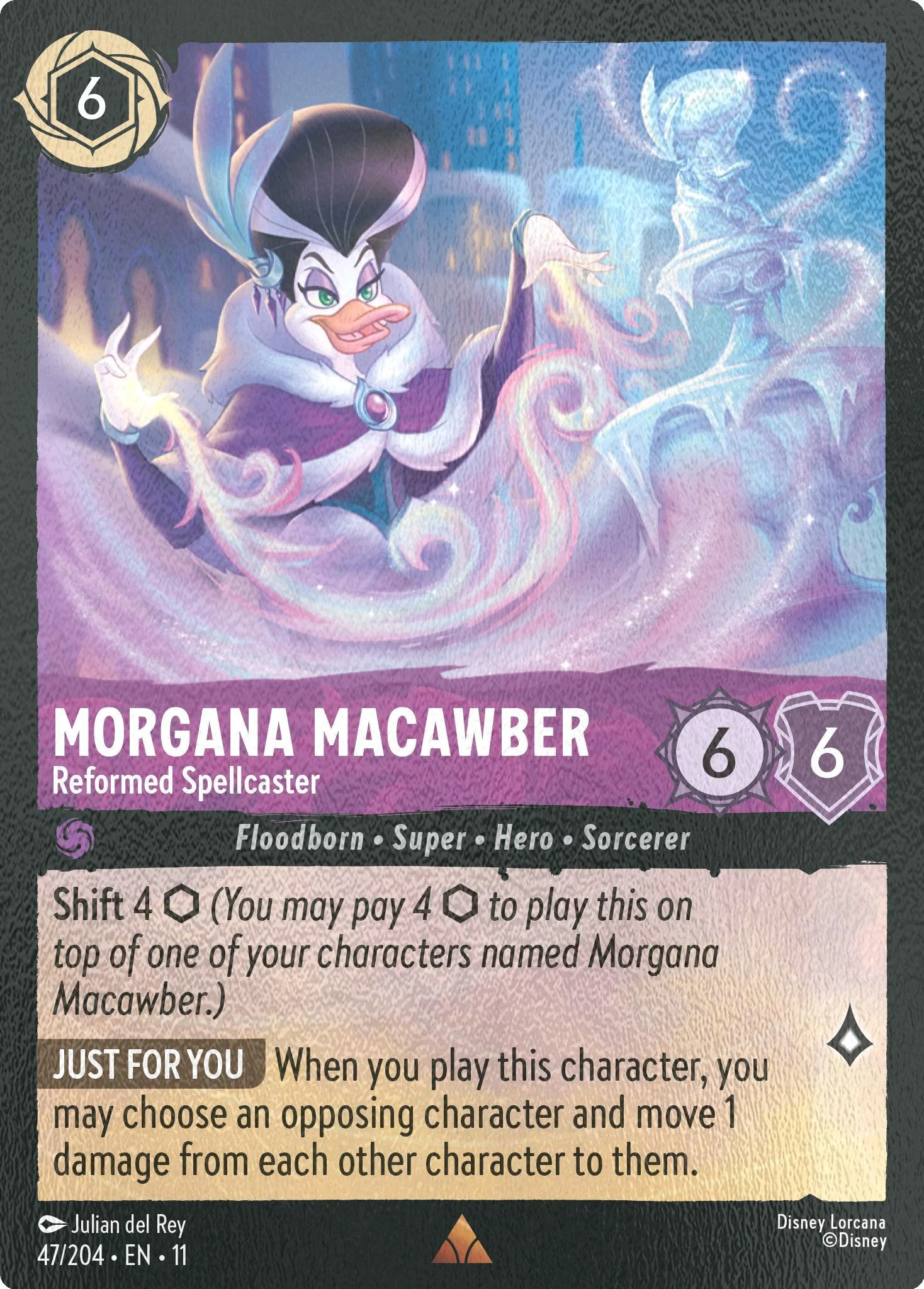 Morgana Macawber - Reformed Spellcaster - 47/204 [Winterspell] [Cold Foil]