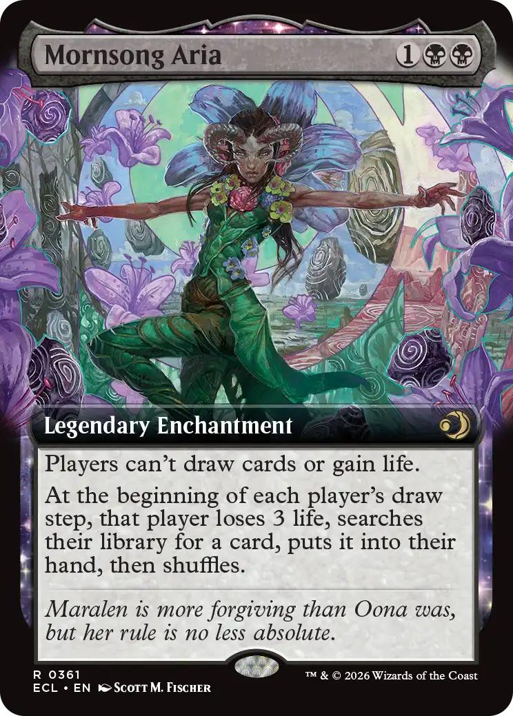 Mornsong Aria [361] [Extended Art] [Lorwyn Eclipsed] [Non-Foil]
