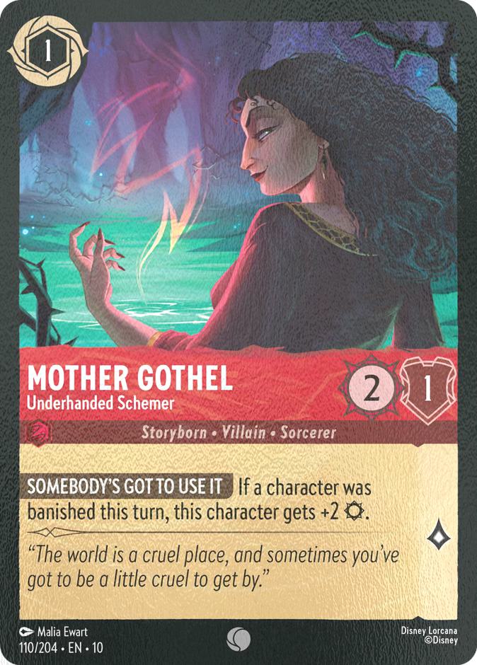 Mother Gothel - Underhanded Schemer - 110/204 [Whispers in the Well] [Cold Foil]