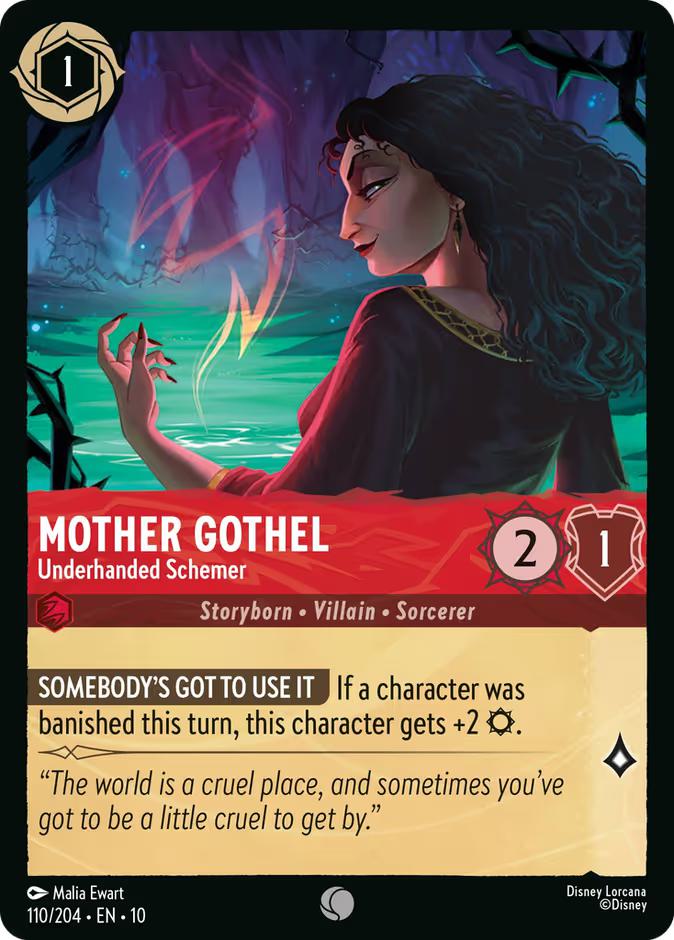 Mother Gothel - Underhanded Schemer - 110/204 [Whispers in the Well] [Non-Foil]