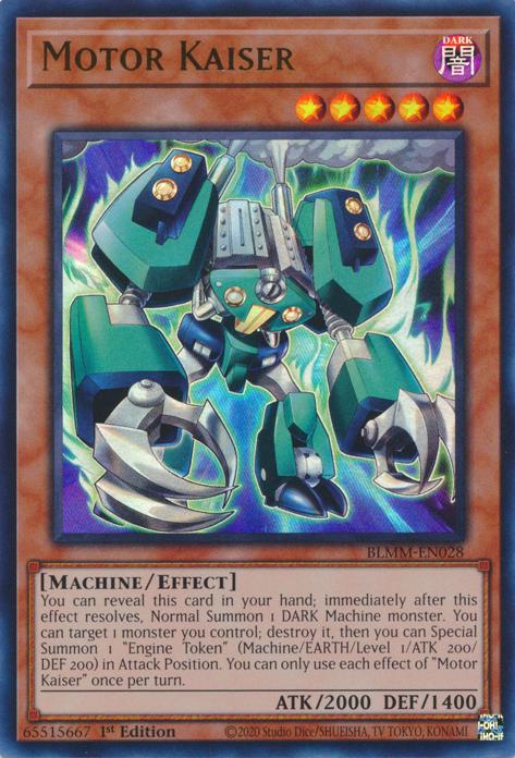 Motor Kaiser - BLMM-EN028 - Ultra Rare - 1st Edition