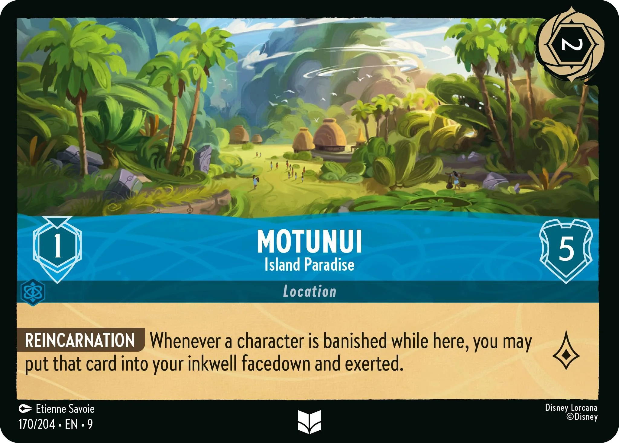Motunui - Island Paradise - 170/204 [Fabled] [Non-Foil]