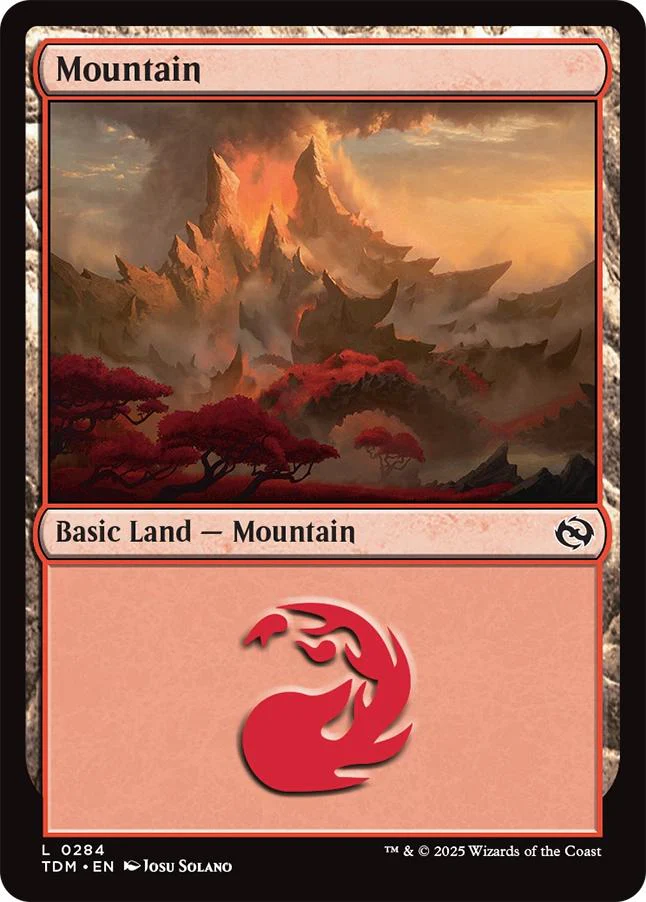 Mountain [284] [Tarkir: Dragonstorm] [Non-Foil]