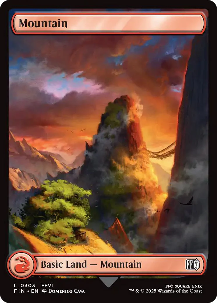 Mountain [303] [Full Art] [FFVI] [FINAL FANTASY] [Non-Foil]