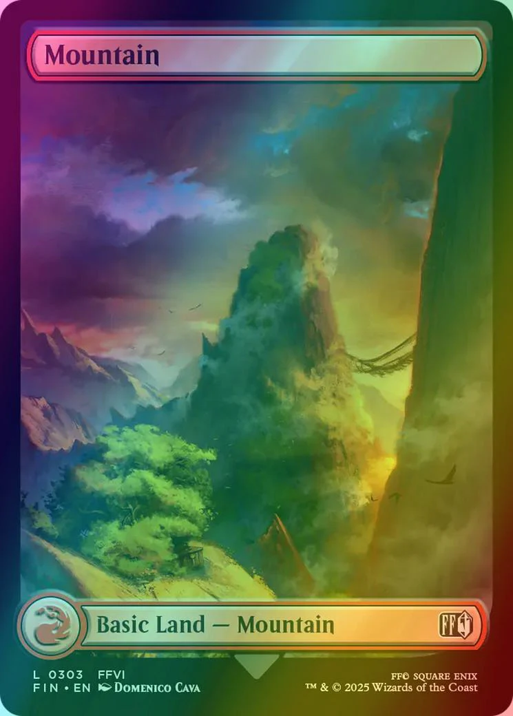 Mountain [303] [Full Art] [FINAL FANTASY] [Foil]