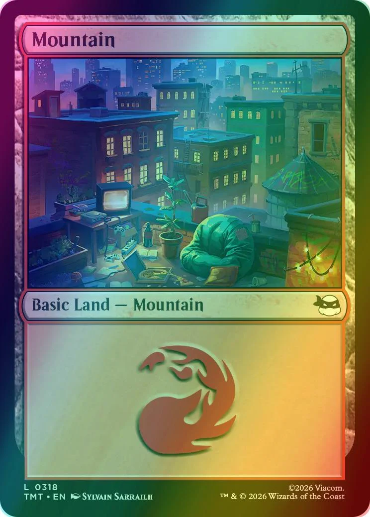 Mountain [318] [Teenage Mutant Ninja Turtles] [Foil]