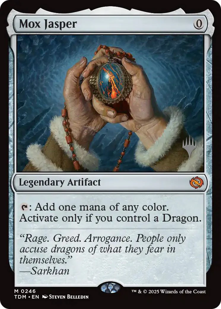 Mox Jasper [246p] [Promo Pack] [Tarkir: Dragonstorm: Promos] [Non-Foil]