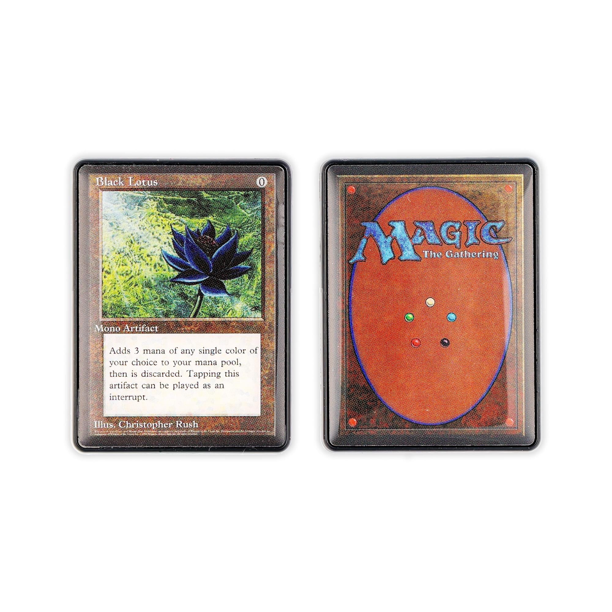 MTG 2-Piece Enamel Pin Set - Black Lotus - Image 2