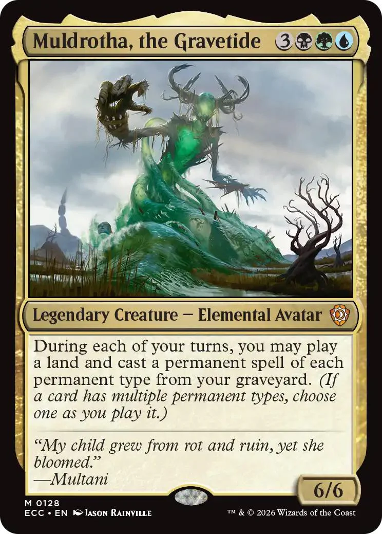 Muldrotha, the Gravetide [128] [Lorwyn Eclipsed: Commander] [Non-Foil]