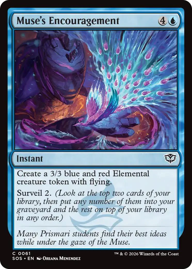 Muse's Encouragement [61] [Secrets of Strixhaven] [Non-Foil]