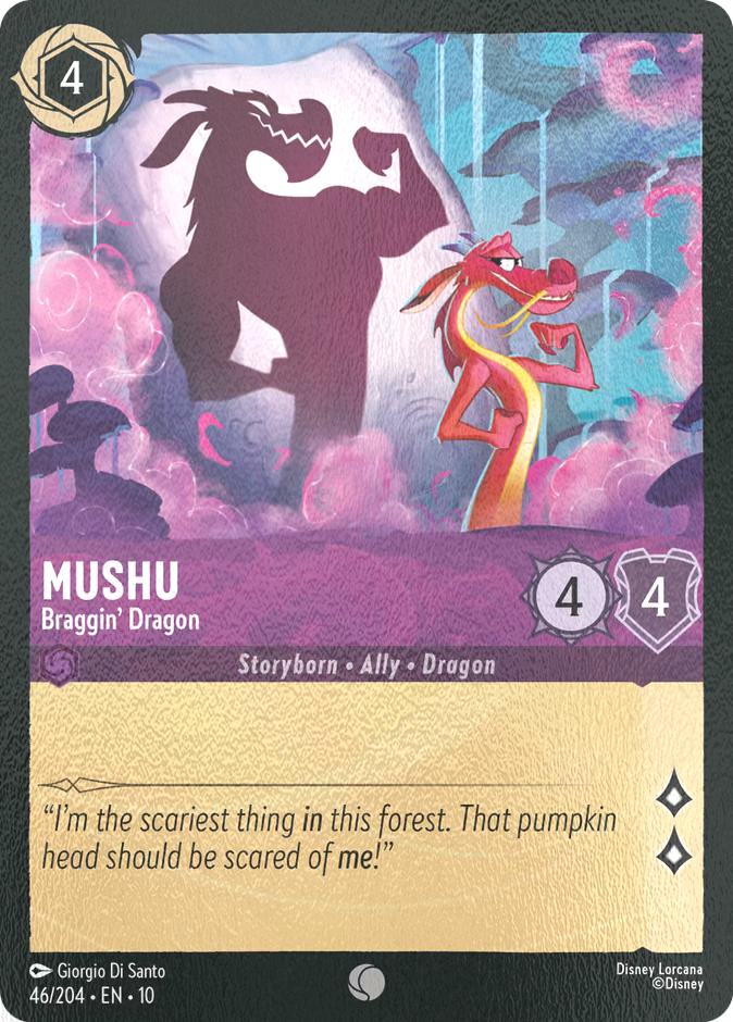 Mushu - Braggin' Dragon - 46/204 [Whispers in the Well] [Cold Foil]