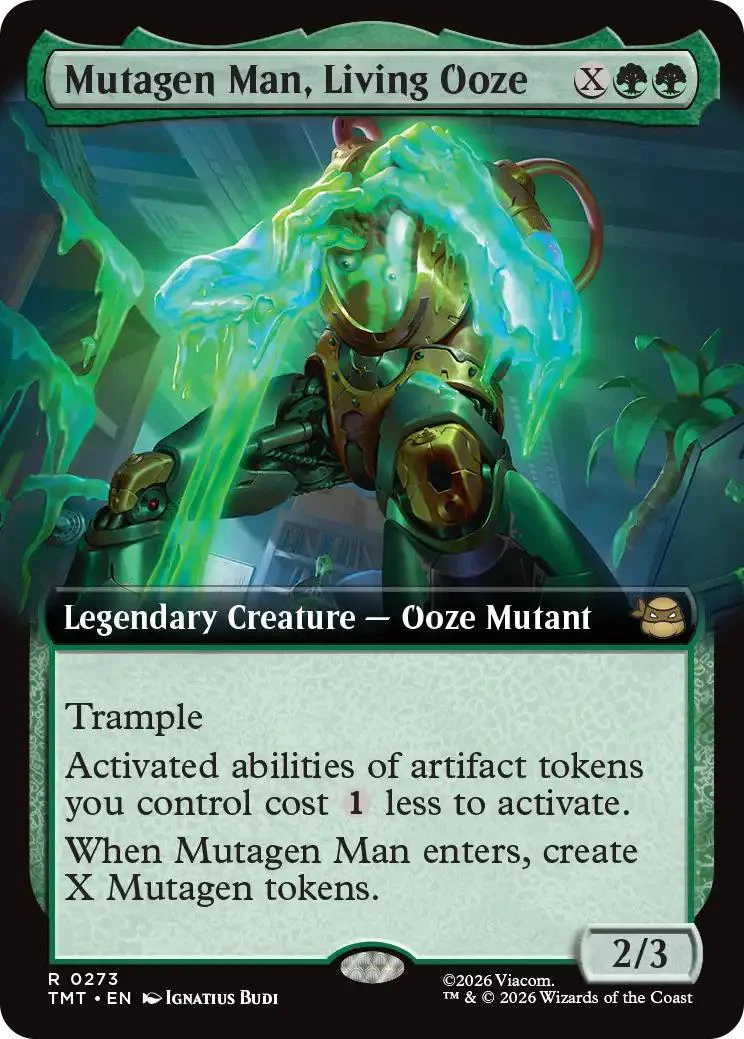 Mutagen Man, Living Ooze [273] [Extended Art] [Teenage Mutant Ninja Turtles] [Non-Foil]