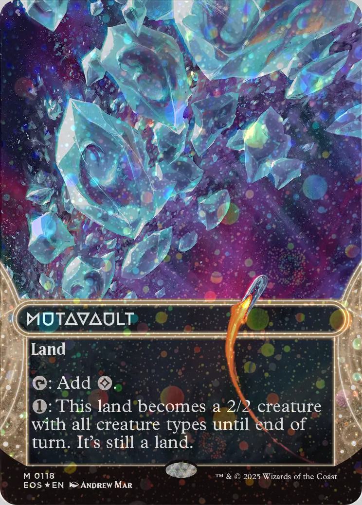 Mutavault [118] [Borderless] [Edge of Eternities: Stellar Sights] [Galaxy Foil]