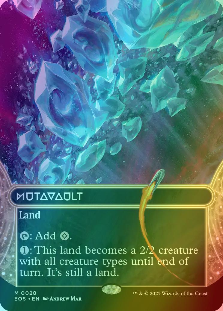Mutavault [28] [Borderless] [Edge of Eternities: Stellar Sights] [Foil]