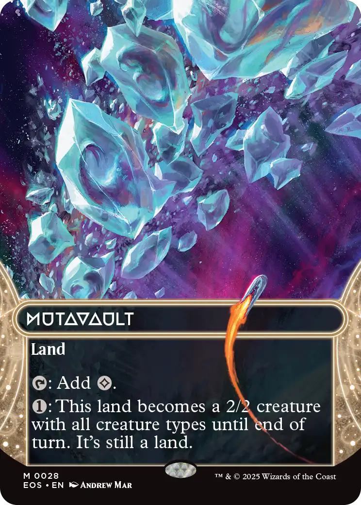 Mutavault [28] [Borderless] [Edge of Eternities: Stellar Sights] [Non-Foil]