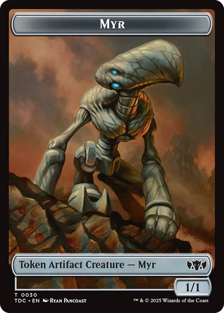 Myr Token (30) // Snake Token (10) [Tarkir: Dragonstorm: Commander: Tokens] [Non-Foil]