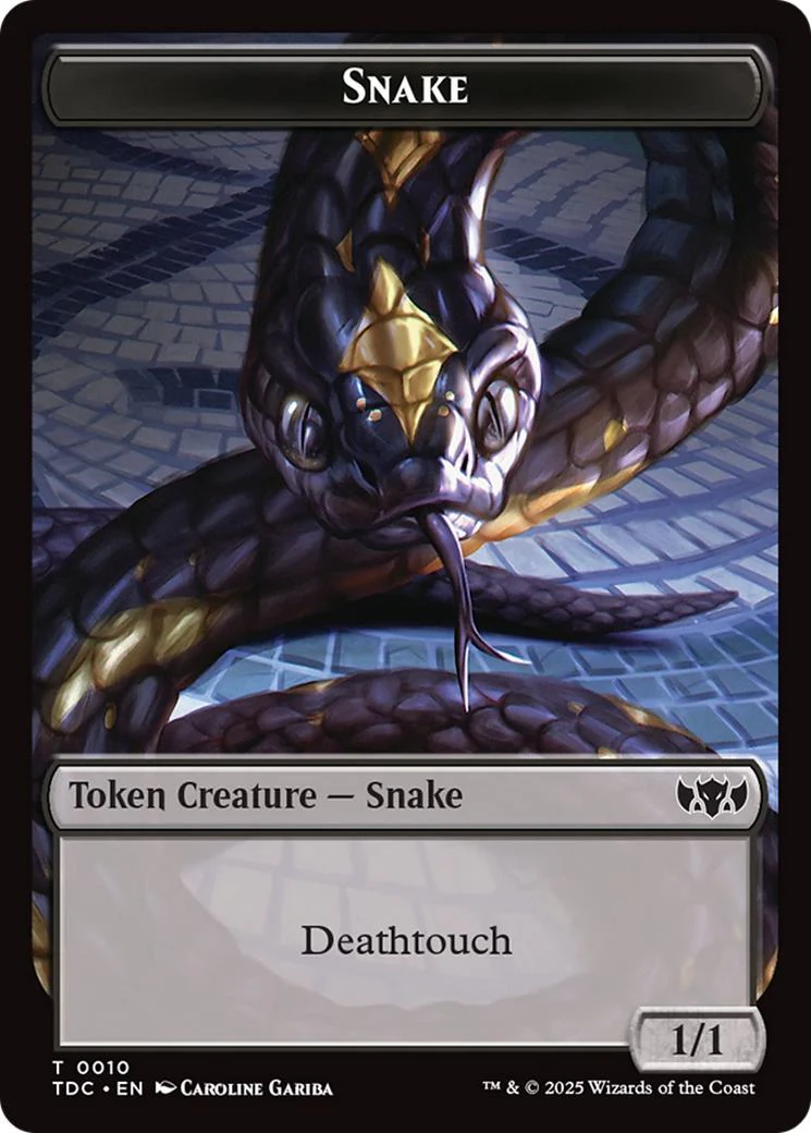 Myr Token (30) // Snake Token (10) [Tarkir: Dragonstorm: Commander: Tokens] [Non-Foil] - Image 2