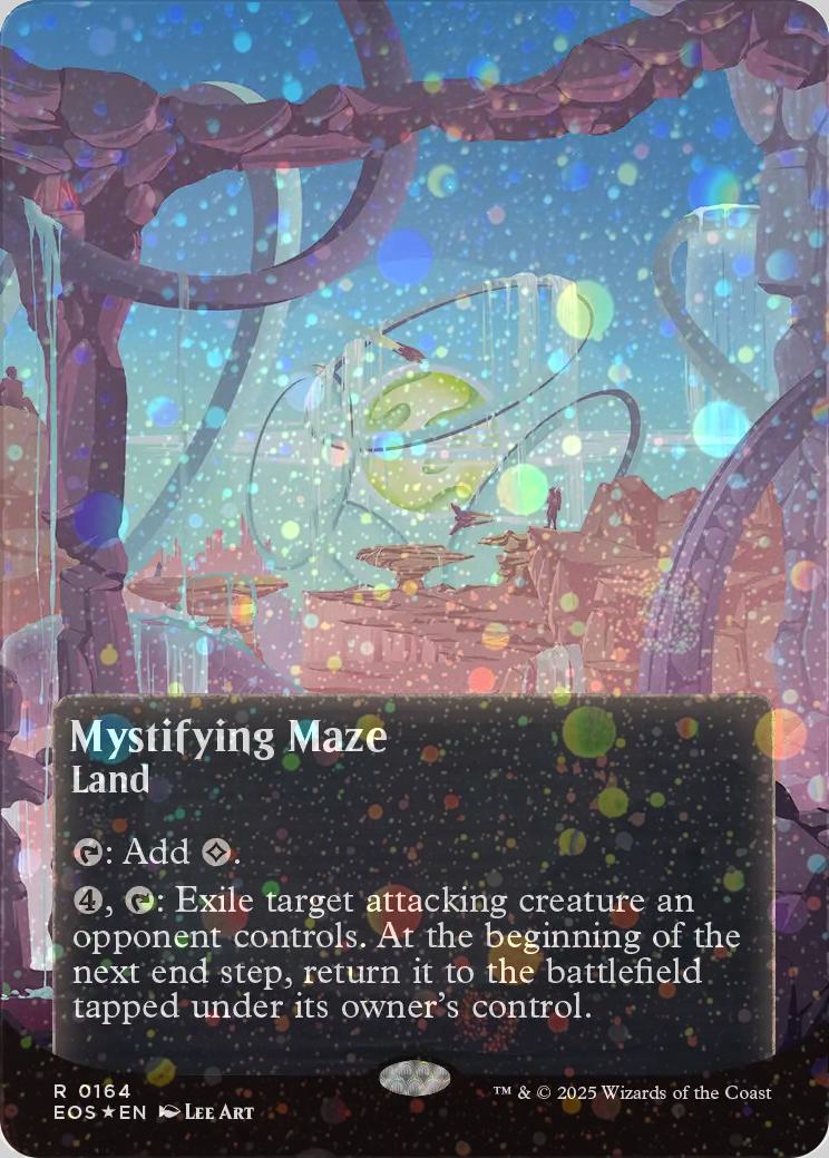 Mystifying Maze [164] [Borderless] [Poster] [Edge of Eternities: Stellar Sights] [Galaxy Foil]