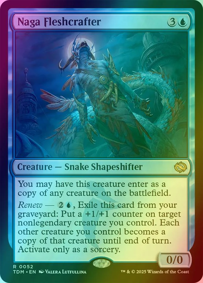 Naga Fleshcrafter [52] [Tarkir: Dragonstorm] [Foil]