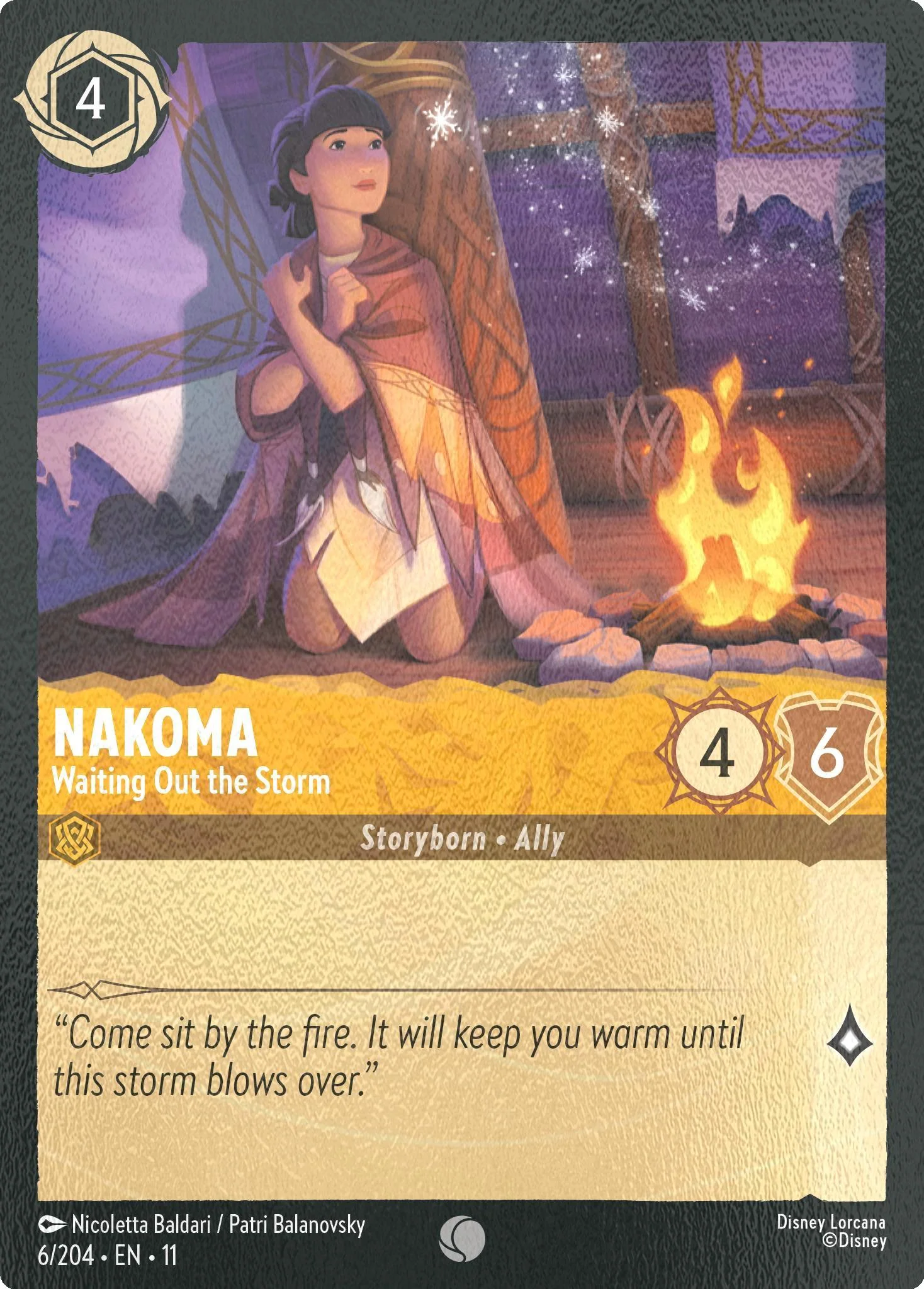 Nakoma - Waiting Out the Storm - 6/204 [Winterspell] [Cold Foil]