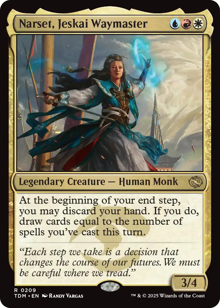 Narset, Jeskai Waymaster [209] [Tarkir: Dragonstorm] [Non-Foil]