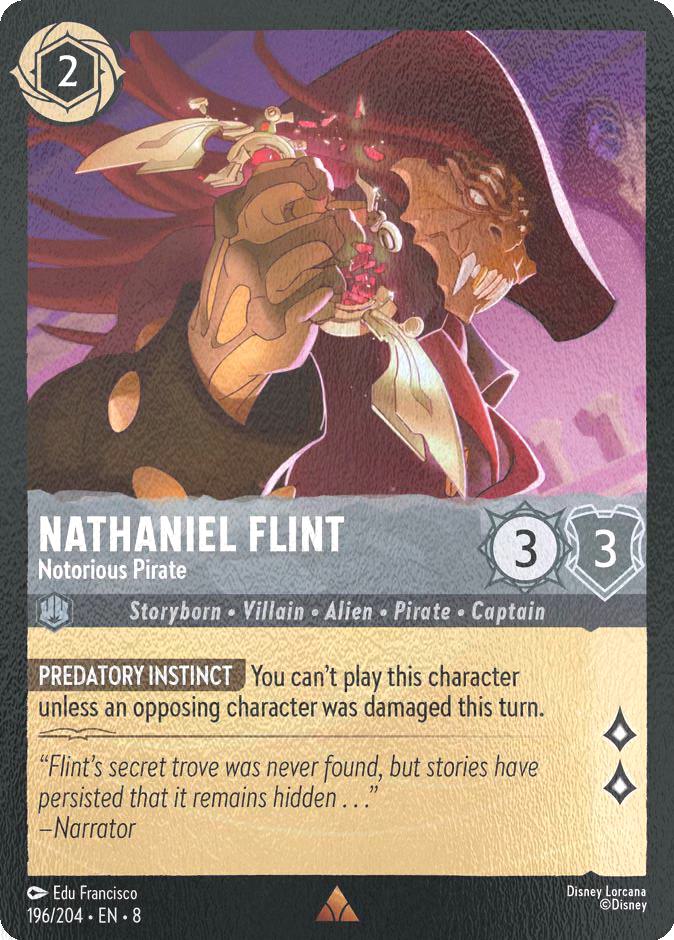 Nathaniel Flint - Notorious Pirate - 196/204 [Reign of Jafar] [Cold Foil]