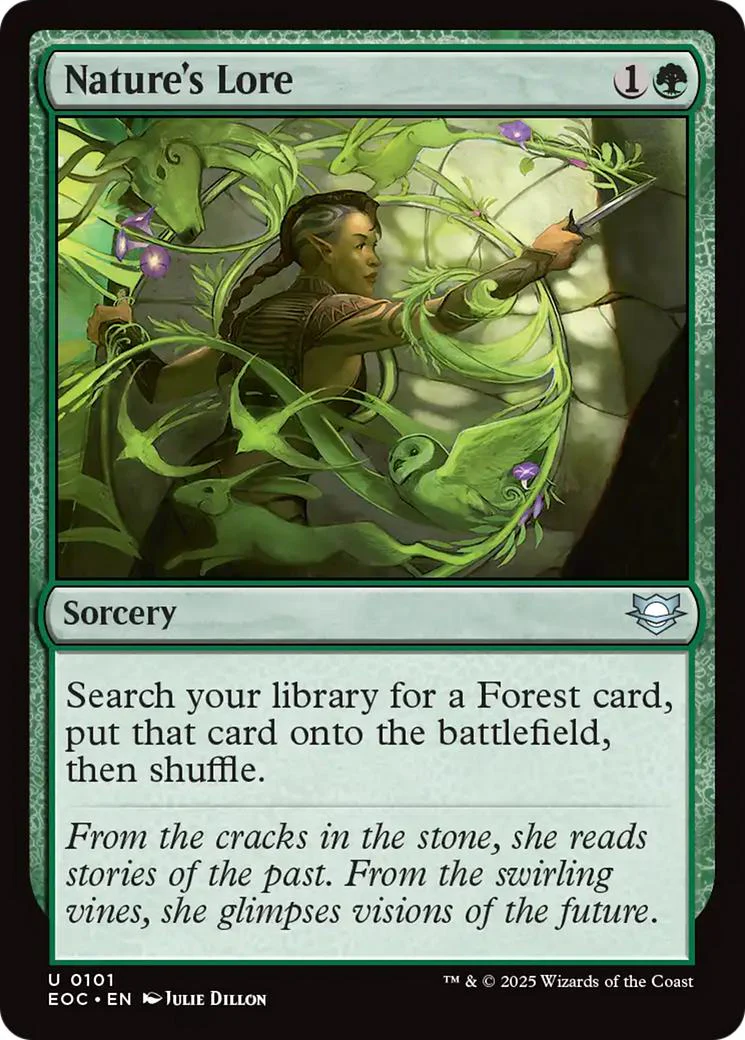 Nature's Lore [101] [Edge of Eternities: Commander] [Non-Foil]
