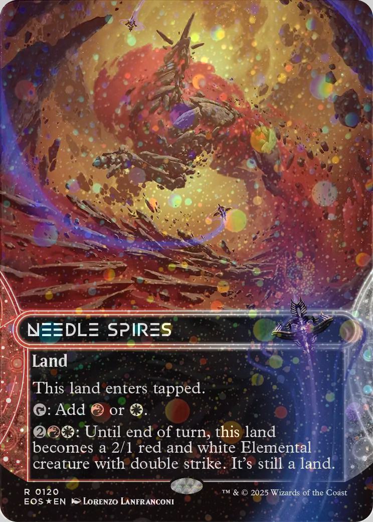 Needle Spires [120] [Borderless] [Edge of Eternities: Stellar Sights] [Galaxy Foil]
