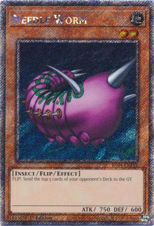 Needle Worm - RA04-EN112 - Platinum Secret Rare - 1st Edition