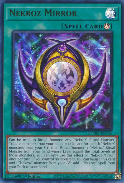 Nekroz Mirror - BLMM-EN165 - Ultra Rare - 1st Edition