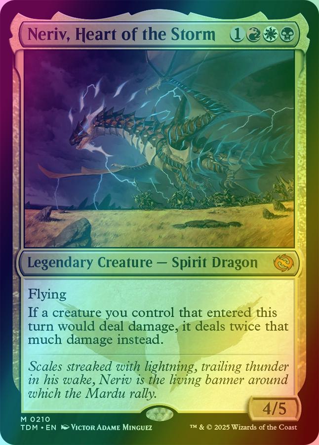 Neriv, Heart of the Storm [210] [Tarkir: Dragonstorm] [Foil]