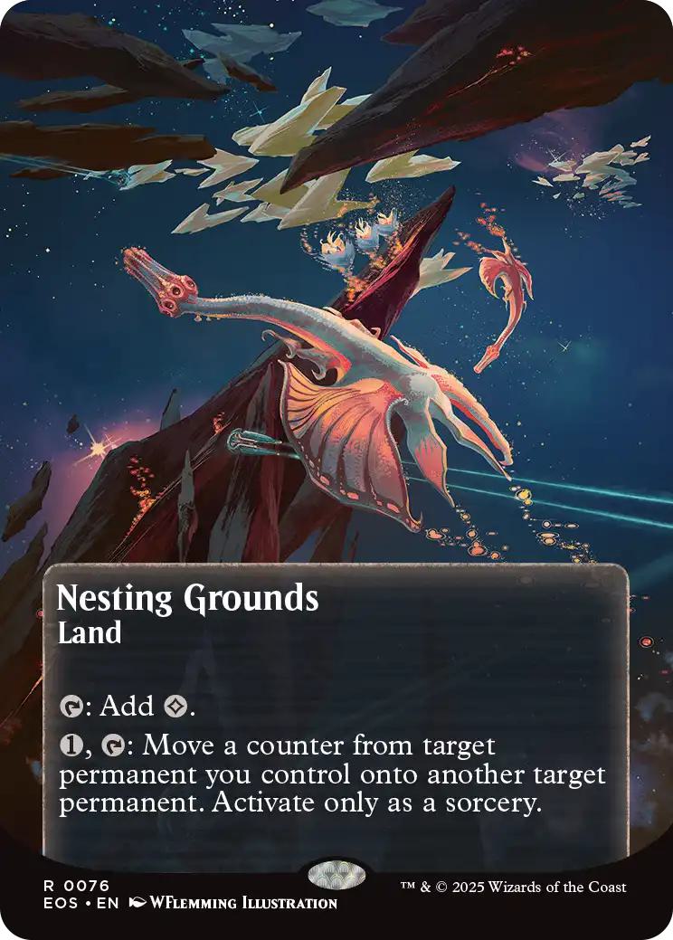Nesting Grounds [76] [Borderless] [Poster] [Edge of Eternities: Stellar Sights] [Non-Foil]