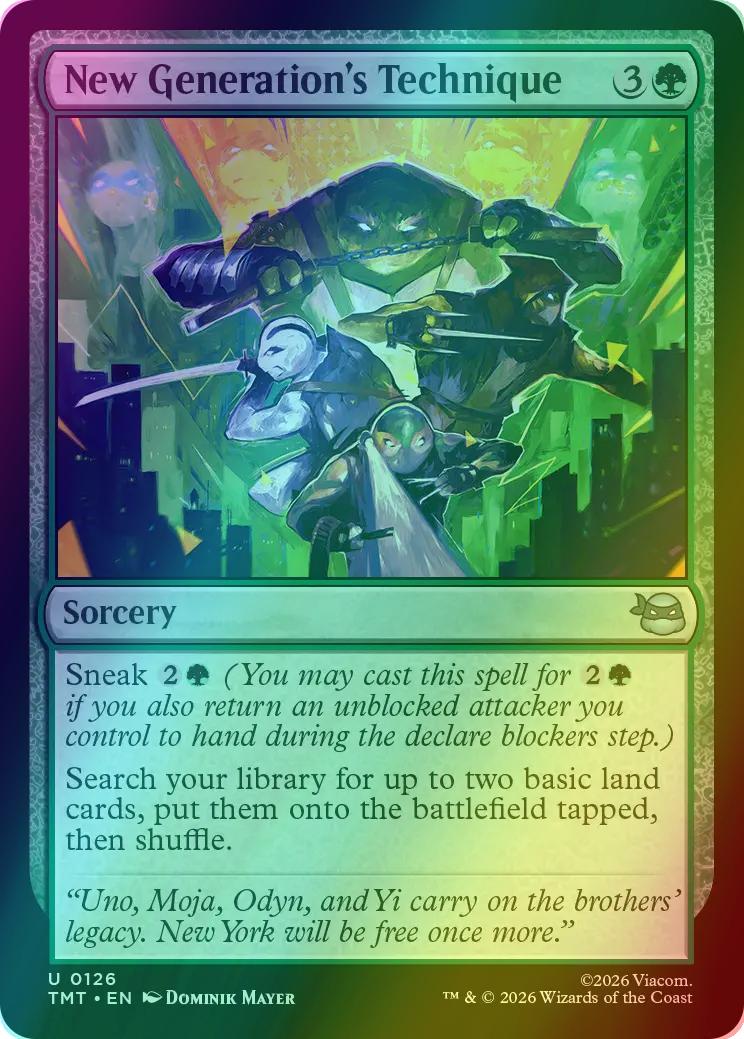 New Generation's Technique [126] [Teenage Mutant Ninja Turtles] [Foil]