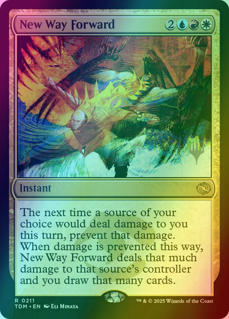 New Way Forward [211p] [Promo Pack] [Tarkir: Dragonstorm: Promos] [Foil]