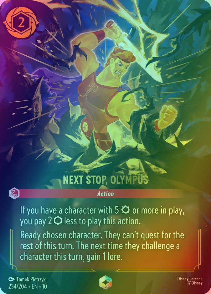 Next Stop, Olympus (Enchanted) - 234/204 [Whispers in the Well] [Holofoil]