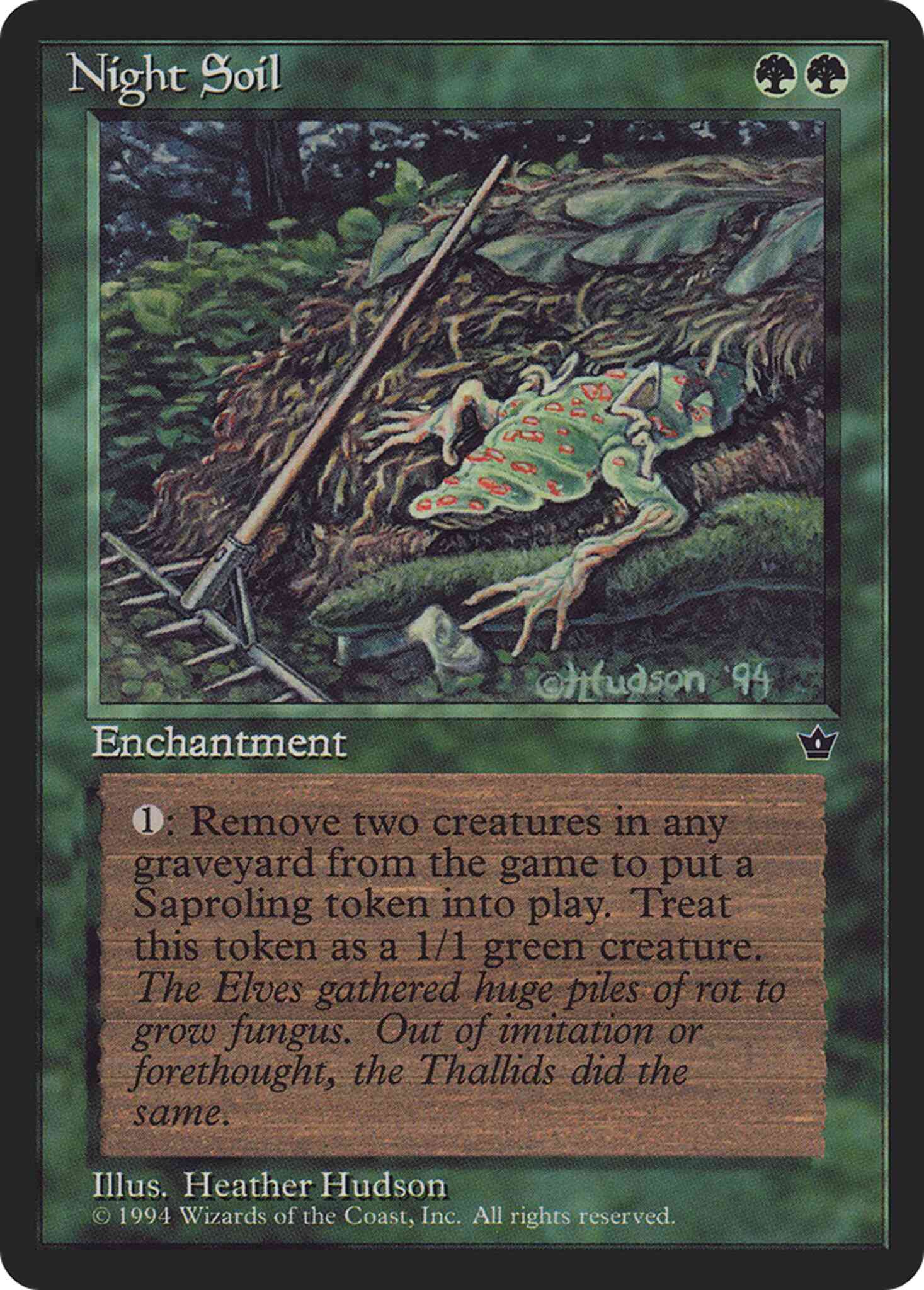 Night Soil [Heather Hudson] [71b] [Fallen Empires] [Non-Foil]