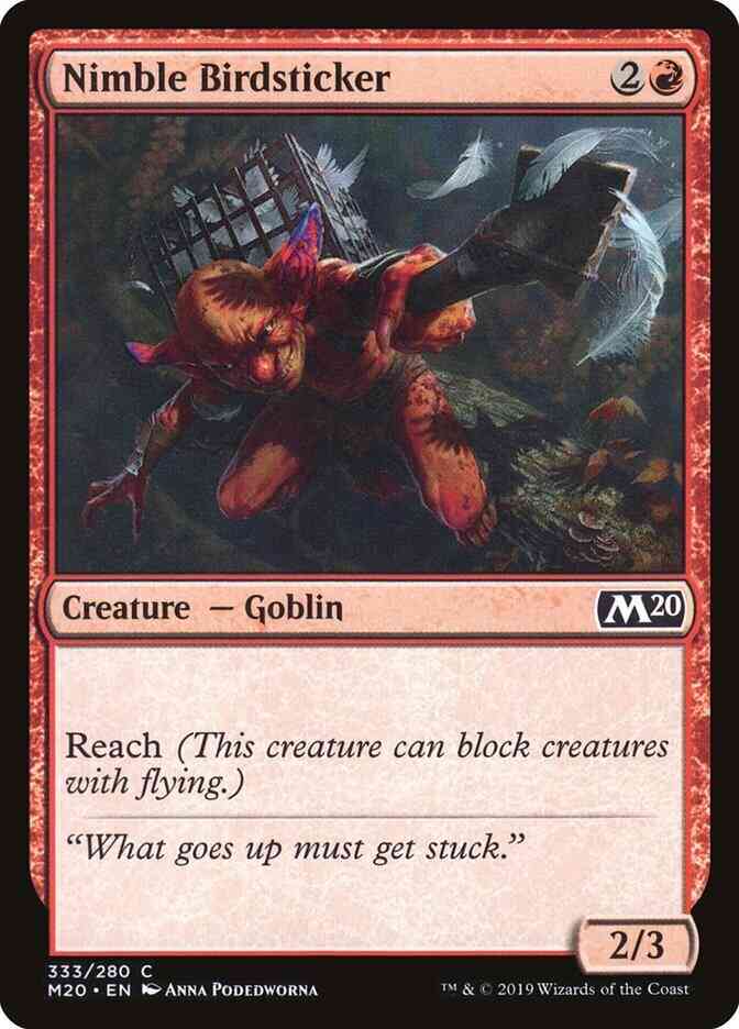 Nimble Birdsticker [333] [Spellslinger Deck Exclusive] [Core Set 2020] [Non-Foil]
