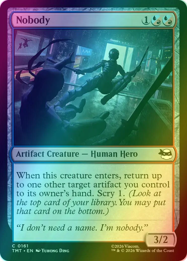 Nobody [161] [Teenage Mutant Ninja Turtles] [Foil]